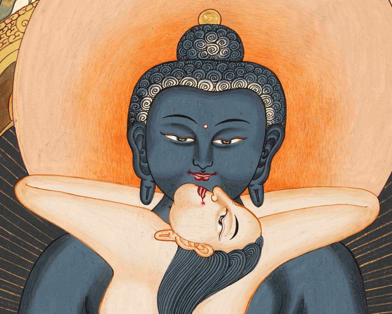 Yab Yum Buddha Thangka | Religious Painting