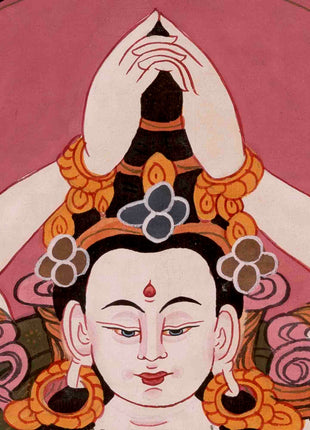 Namsangiti Thangka | Manjushree | Meditation Canvas Art