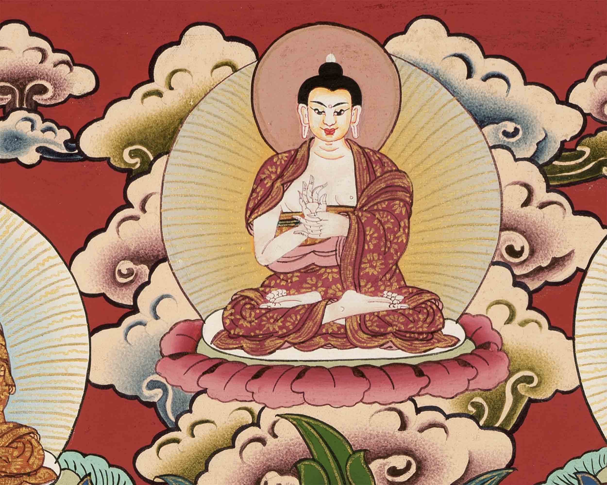 Gautama Buddha Thangka | Gift For Buddhist | Wall Decoration Art