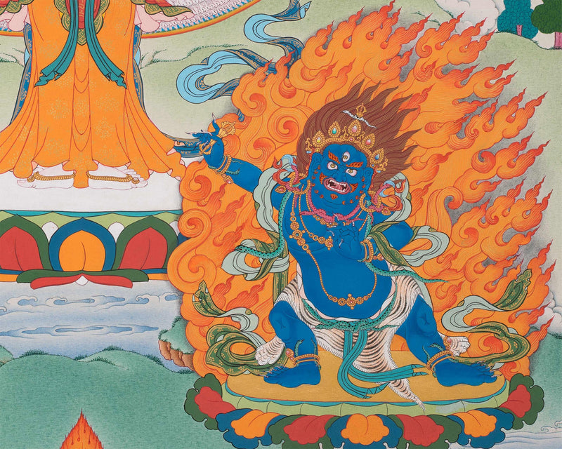 Bodhisattva Thangka Art | 1000 Armed Avalokiteshvara | Manjushri | Vajrapani | Amitabha