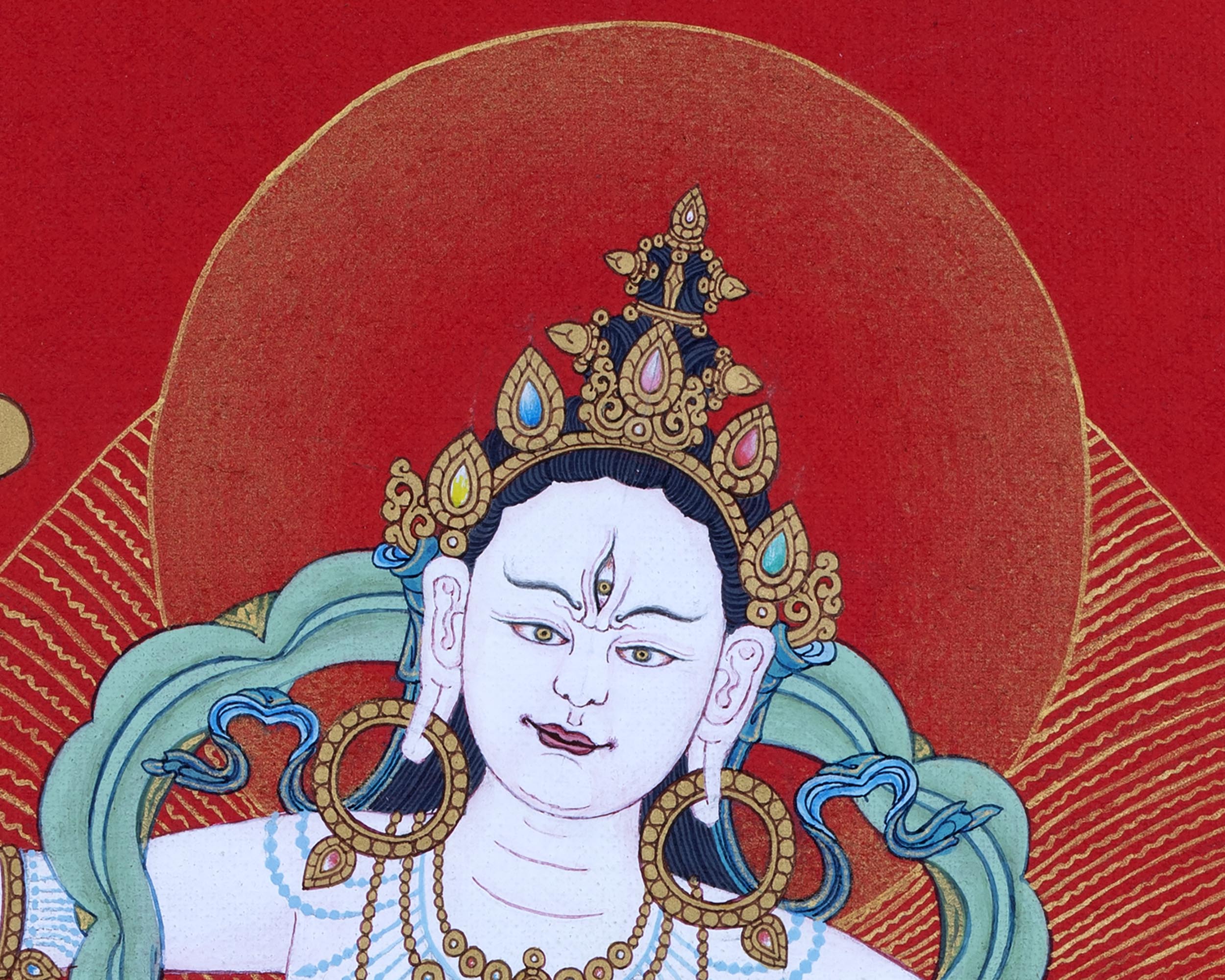 Dakini Machig Labdron | Founder Of Chod | The Great Mother Thangka