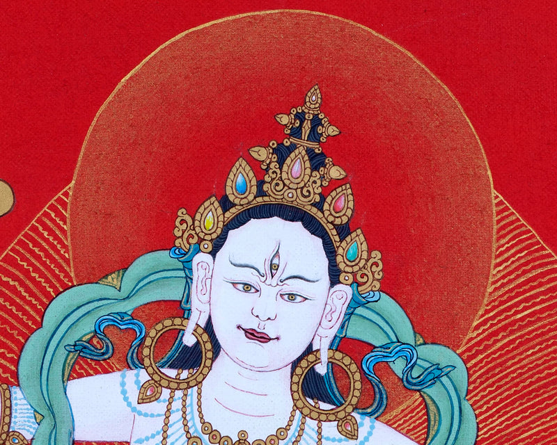 Dakini Machig Labdron | Founder Of Chod | The Great Mother Thangka