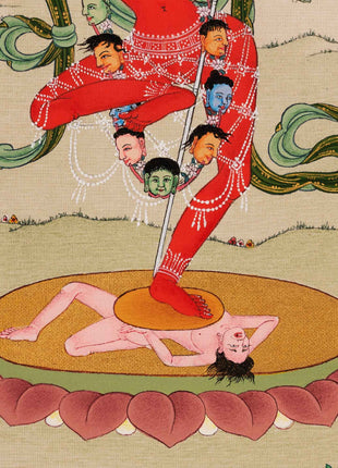 Vajravarahi Sadhana Thangka | Traditional Himalayan Dakini Art