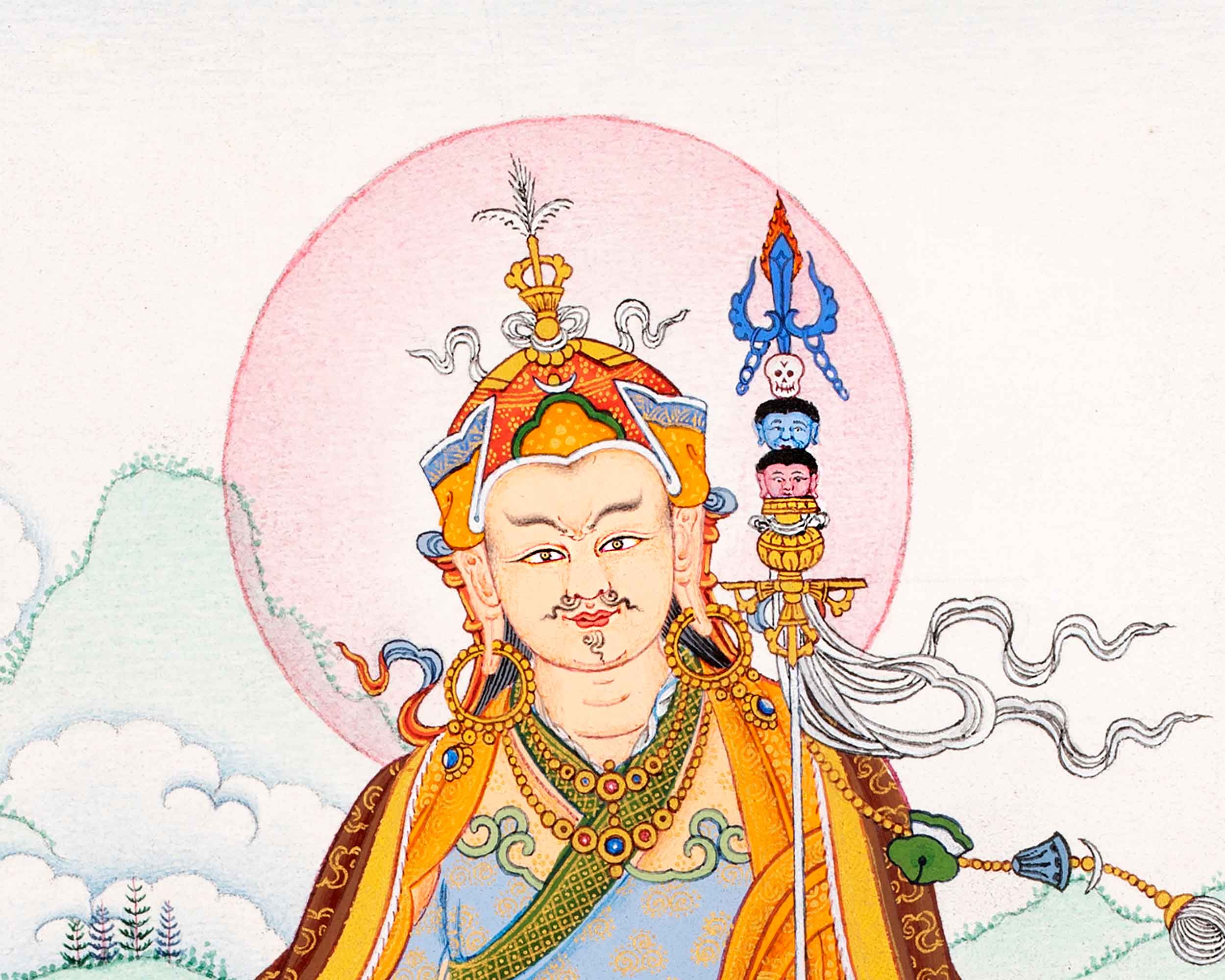 Guru Rinpoche | Padmasambhava | Buddhist Thangka