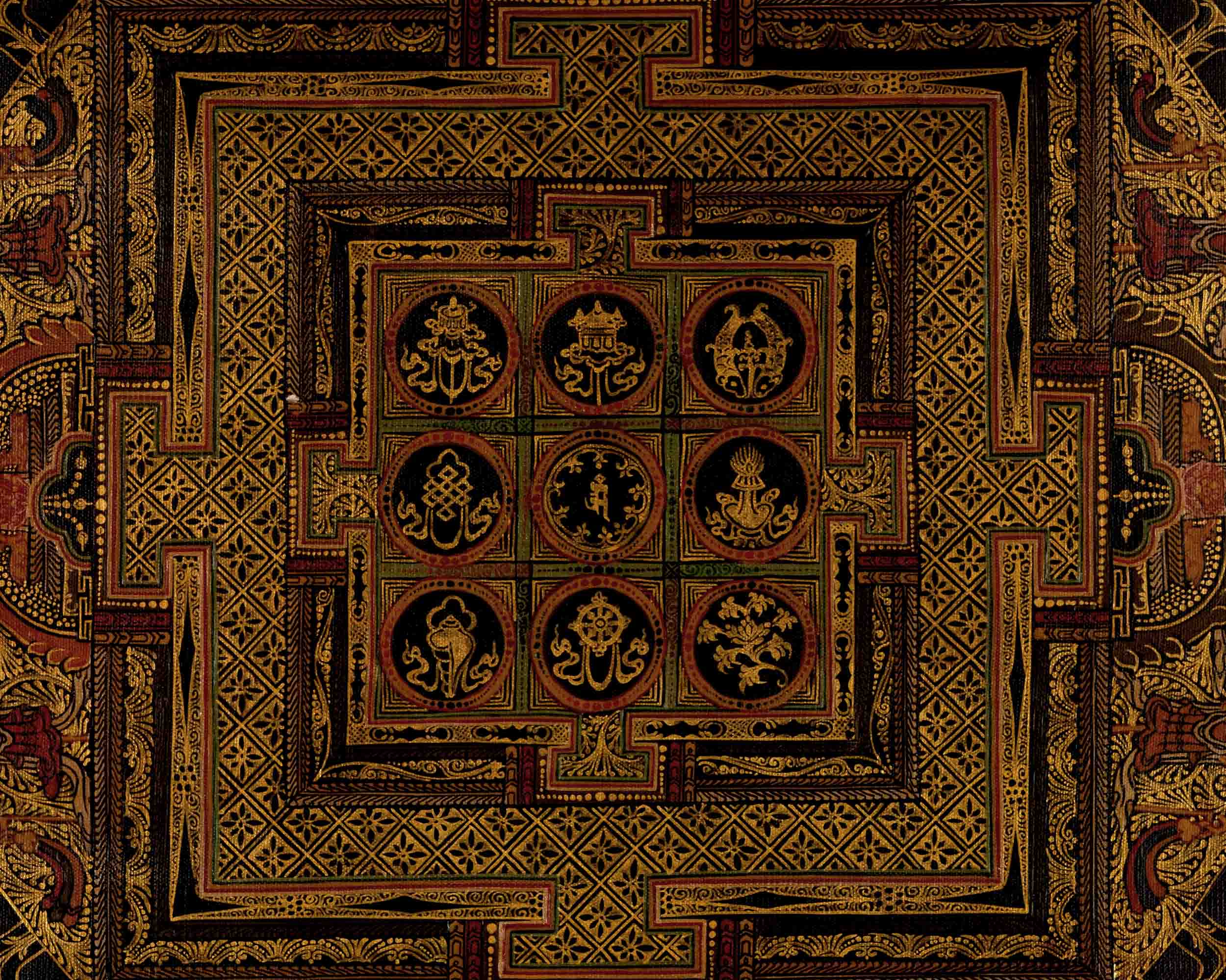 Buddhist Mandala Thangka | Religious Tibetan Art | Wall Decors