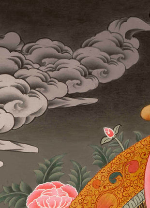 Quality Green Tara | Traditional Tibetan Thangka | Religious Wall Decoration