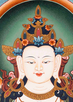 Buddhist Avalokiteshvara Chengrezig | Wall Decoration Thangka Painting