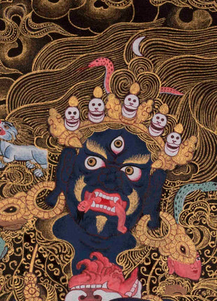Palden Lhamo | Traditional Tibetan Thangka | Religious Wall Decors