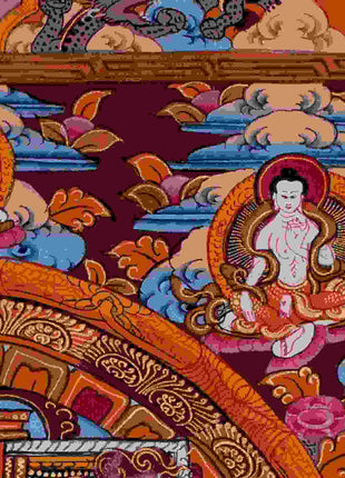 Fine Quality Buddha Mandala Thangka | Hand-painted Tibetan Thangka