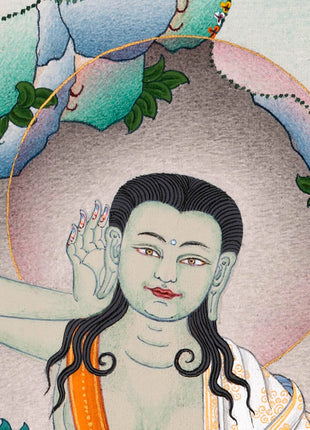 Milarepa Buddha Thangka | Tibetan Buddhist Master