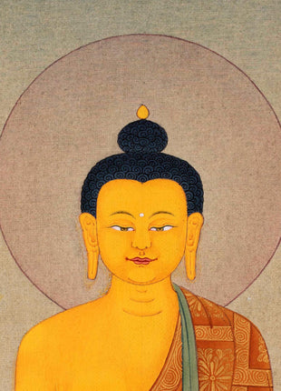 Buddha Shakyamuni Art | Karma Gadri Style Thangka