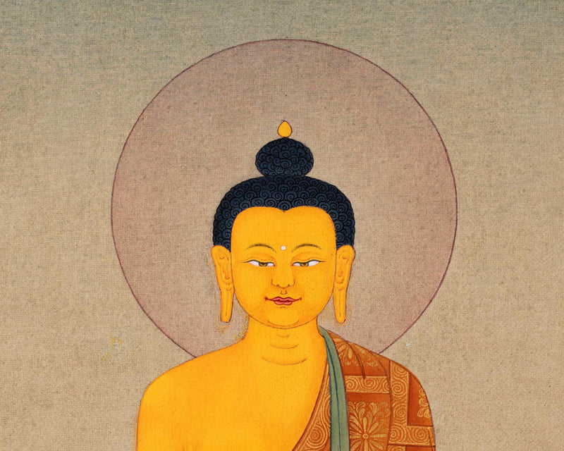 Buddha Shakyamuni Art | Karma Gadri Style Thangka