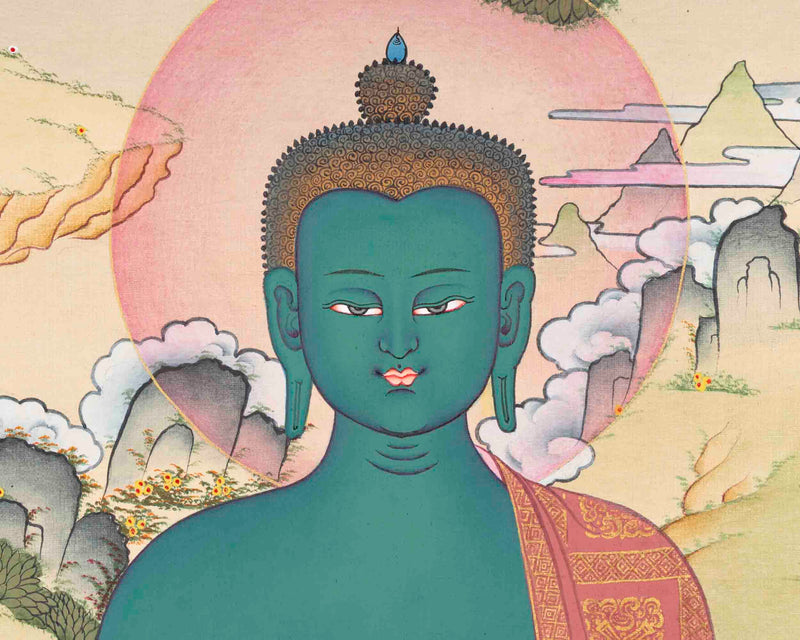 Thangka Of Medicine Buddha | Healing Buddha | Traditional Art