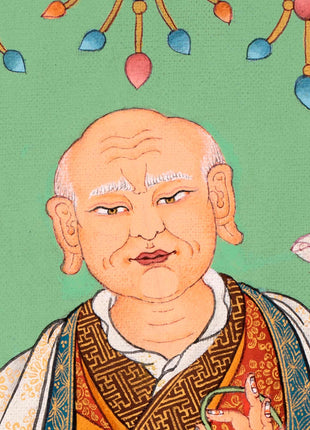 Five Sakya Masters Thangka | Traditional Sakyapa lineage Painting | Sachen Kunga Nyingpo