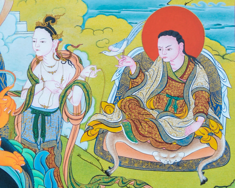 Nyima Oser | Guru Padmasambhava Manifestation | Thangka Art