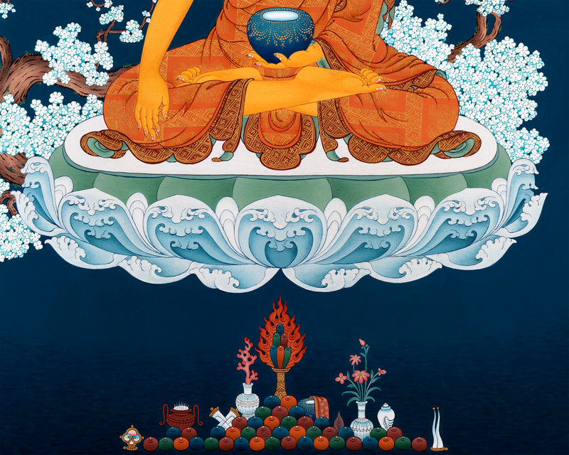 Shakyamuni Buddha Thangka | Siddhartha Gautama | Buddhist Art