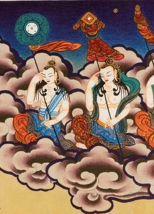 Buddhist Green Tara Thangka | Handpainted Artworks | Wall Decors