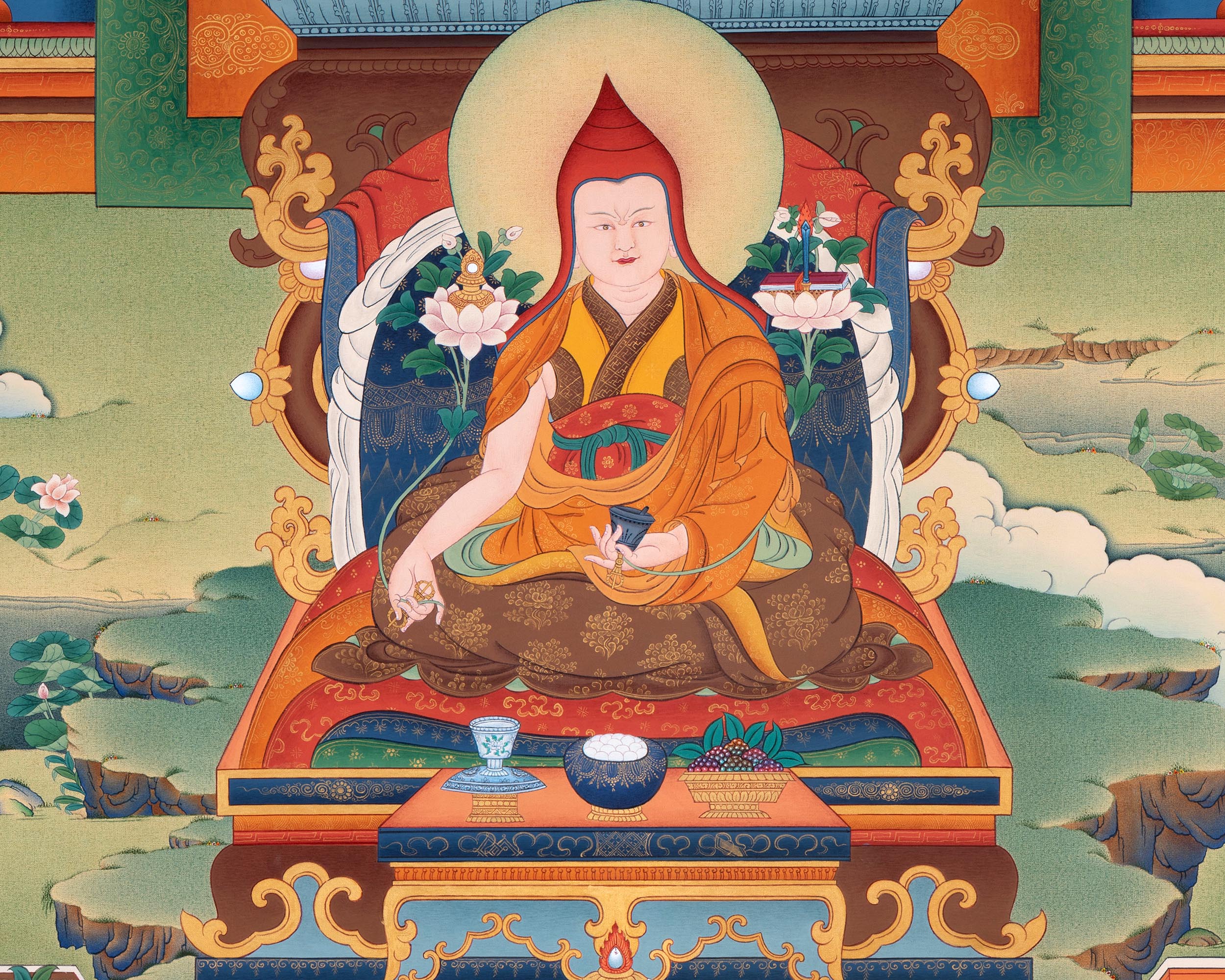 Sachen Kunga Nyingpo | Buddhist Thangka Print