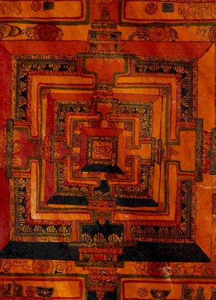 Tibetan Kalachakra Mandala Thangka | Traditional Art | Wall Decors