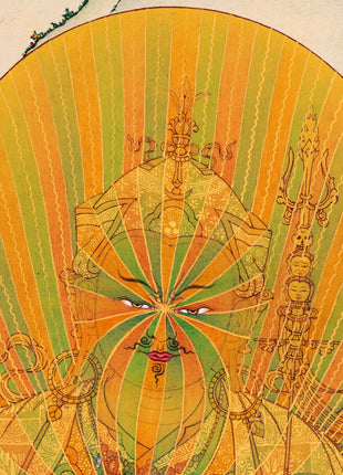 Guru Rinpoche (Padmasambhava)  | Guru Rainbow Body | Tibetan Buddhist Thangka