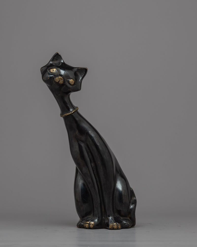 Black Cat Statue Set | Perfect for Cat Lovers