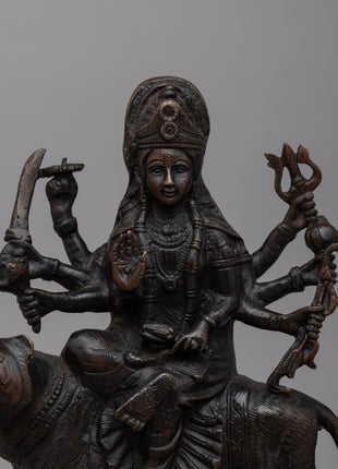 Brass Maa Durga Statue | Elevate Your Spiritual Space with Brass Statue