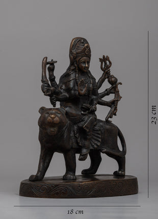 Brass Maa Durga Statue | Elevate Your Spiritual Space with Brass Statue
