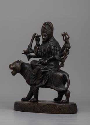 Brass Maa Durga Statue | Elevate Your Spiritual Space with Brass Statue