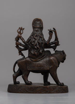 Brass Maa Durga Statue | Elevate Your Spiritual Space with Brass Statue