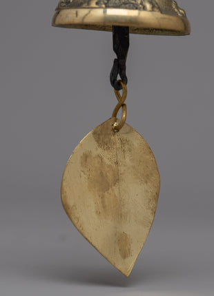 Brass Bell Hanging | Majestic Aura Bell with Exquisite Detailing for Luxury Spaces