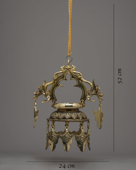 Hanging Oil Lamp | Luxurious Purityf or Holy Light Presentations