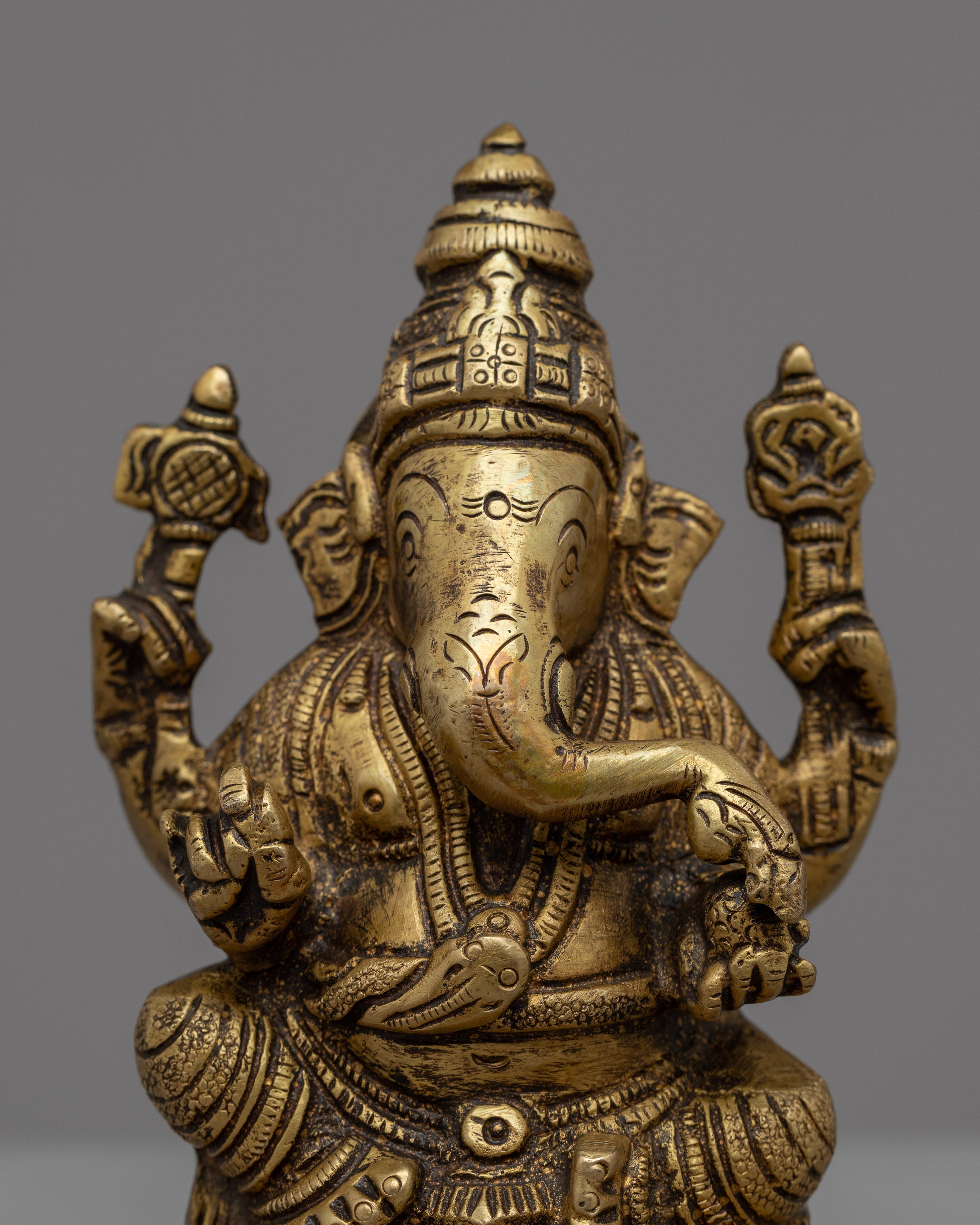 Ganesh Divine Statue | Spiritual Hindu Deity Sculpture for Blessings & Prosperity