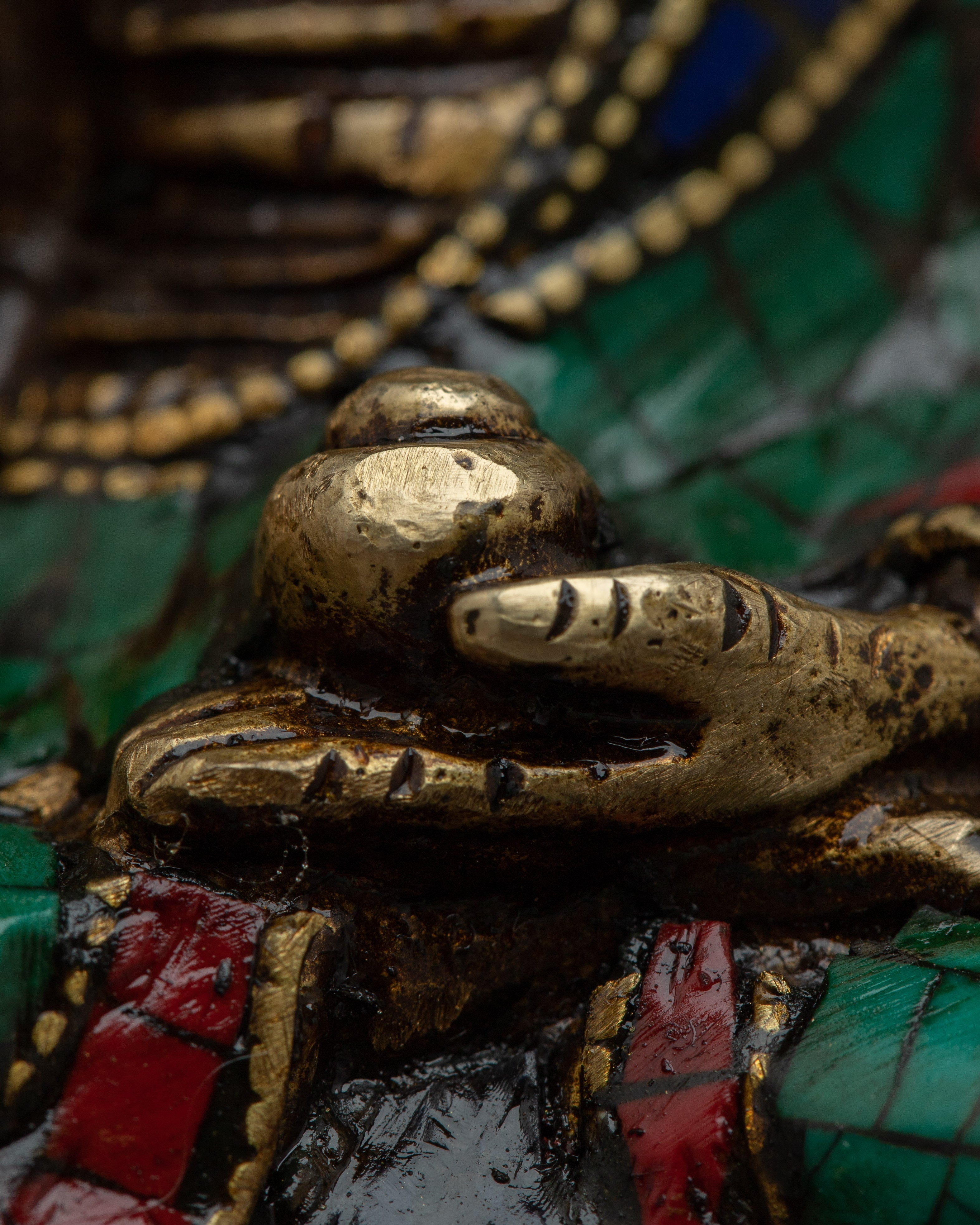 Medicine Buddha Statue | Healing Buddha Mantra Practice Statue