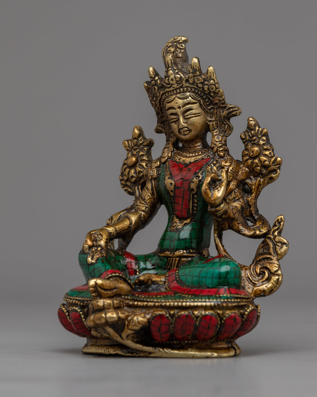 Sacred Arya Tara Statue | Beautifully Crafted Buddhist Deity of Enligh