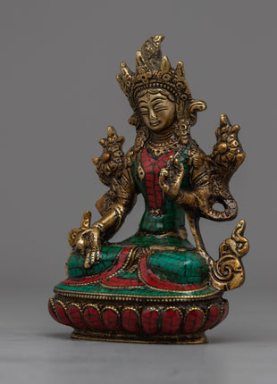 Sita Tara Statue | Spiritual Guardian for Peace, Wisdom & Prosperity
