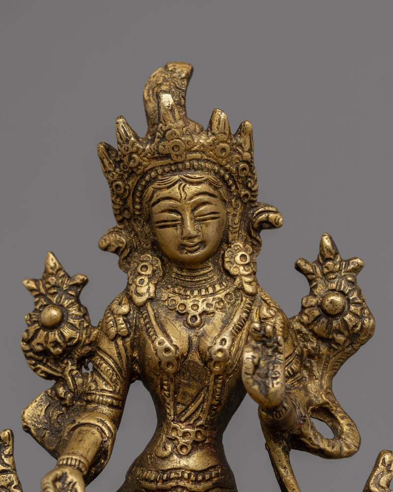 White Tara Female Goddess Statue | Spiritual Buddhist Decor