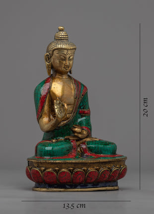 Amoghasiddhi Buddha Statue | Artistic Representation for Inner Peace & Strength