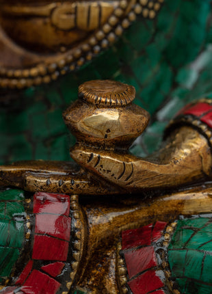 Amoghasiddhi Buddha Statue | Artistic Representation for Inner Peace & Strength