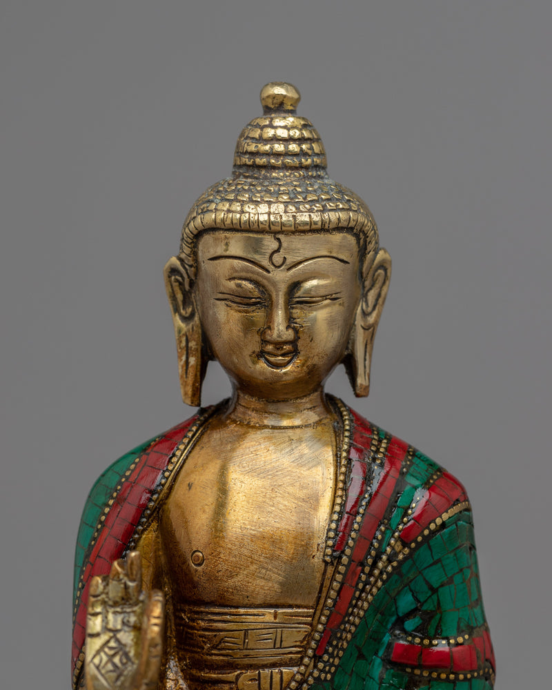 Amoghasiddhi Buddha Statue | Artistic Representation for Inner Peace & Strength
