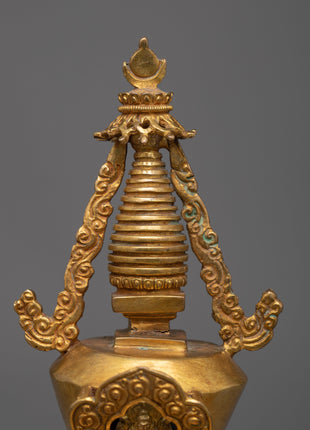 Buddhist Tibetan Stupa | acred Buddhist Decorative Piece