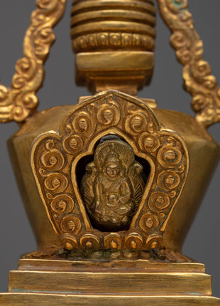 Buddhist Tibetan Stupa | acred Buddhist Decorative Piece