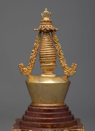 Buddhist Shrine Stupa | Traditional Handcrafted Buddhist Spiritual Art