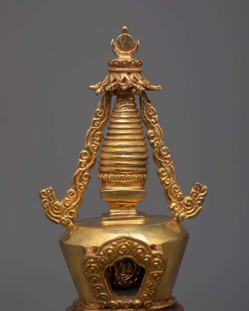 Buddhist Shrine Stupa | Traditional Handcrafted Buddhist Spiritual Art