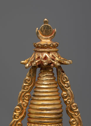 Buddhist Shrine Stupa | Traditional Handcrafted Buddhist Spiritual Art