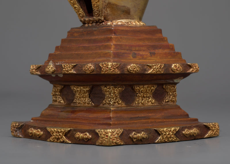 Buddha Stupa Statue | Traditional Handcrafted Spiritual Art