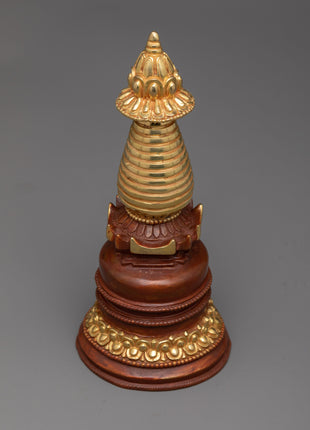 Sacred Spiritual Stupa Decor | Exquisite Handcrafted Symbol of Buddhist Teachings