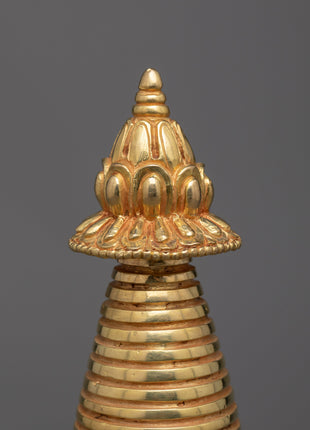 Sacred Spiritual Stupa Decor | Exquisite Handcrafted Symbol of Buddhist Teachings