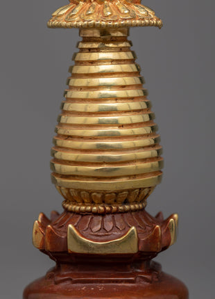 Sacred Spiritual Stupa Decor | Exquisite Handcrafted Symbol of Buddhist Teachings