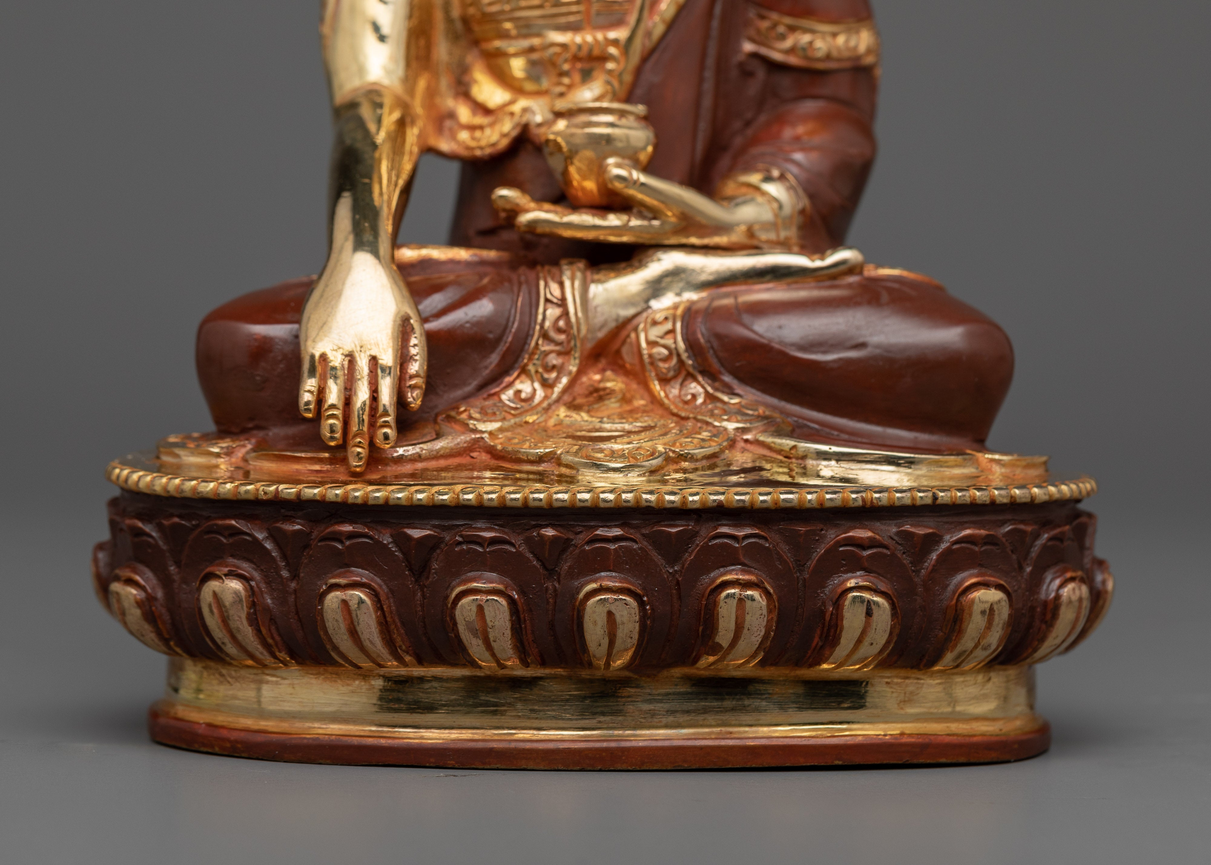 Hand-Sculpted Shakyamuni Buddha Statue | Handcrafted Meditation & Spiritual Decor