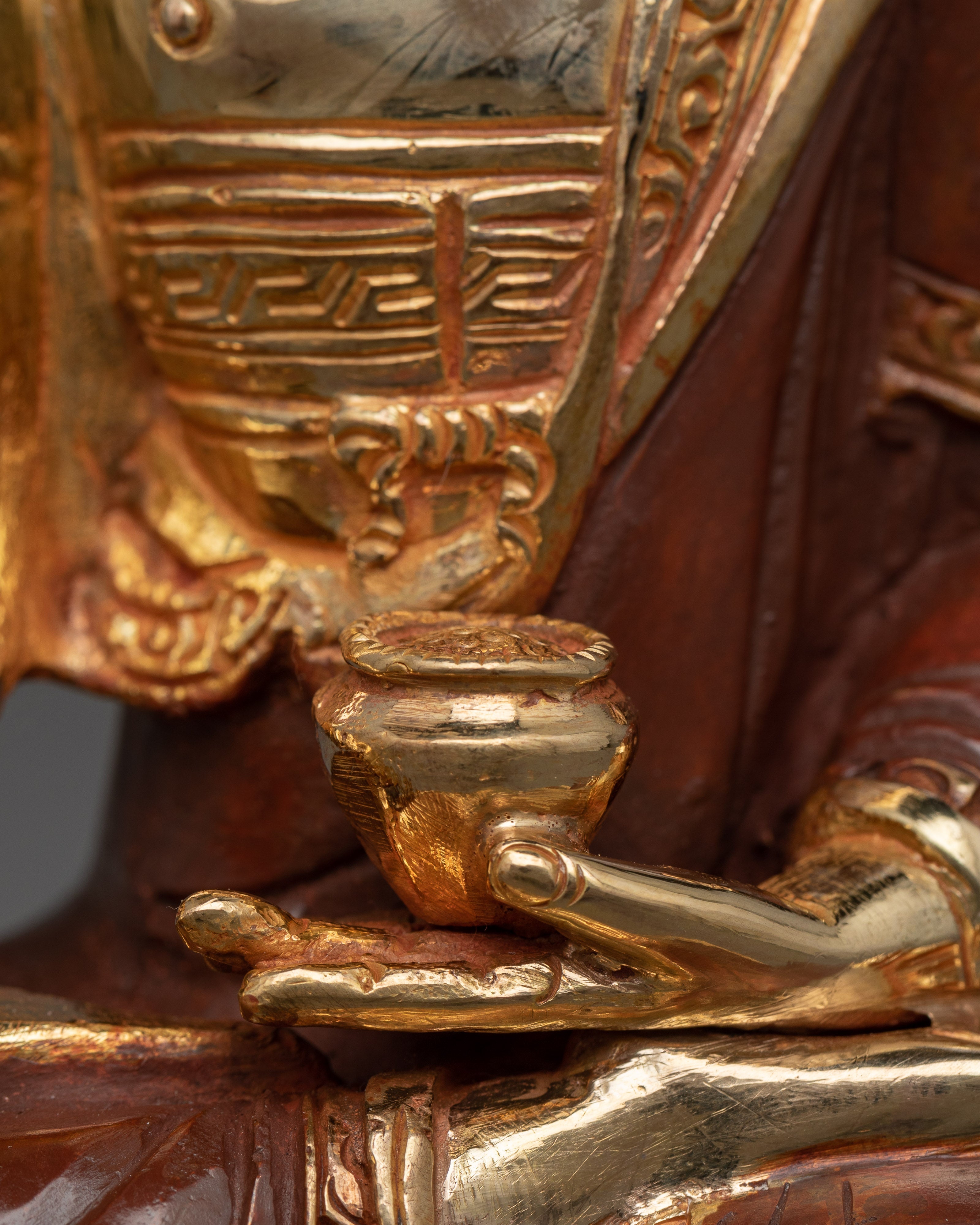 Hand-Sculpted Shakyamuni Buddha Statue | Handcrafted Meditation & Spiritual Decor